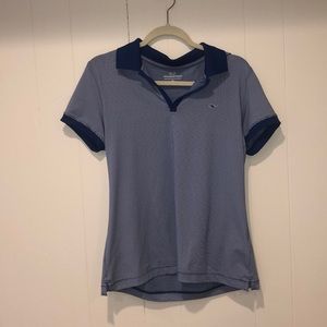 Vineyard Vines Striped Golf Polo